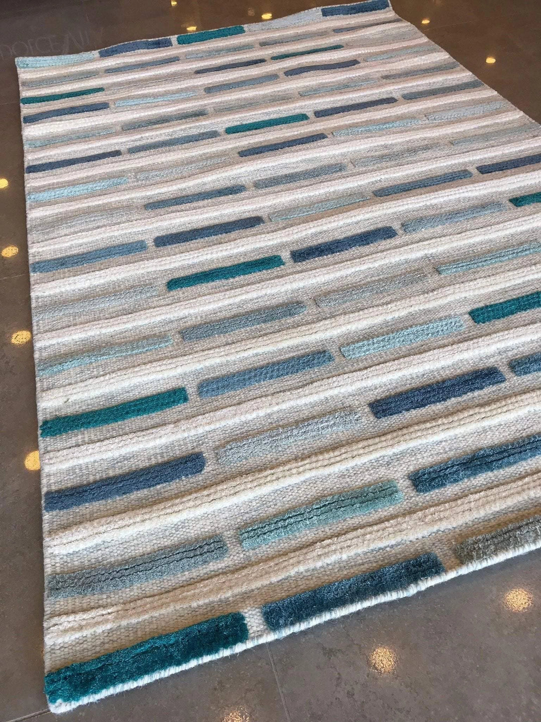 Dolce Vita Halı Milano Turquoise Yün Halı