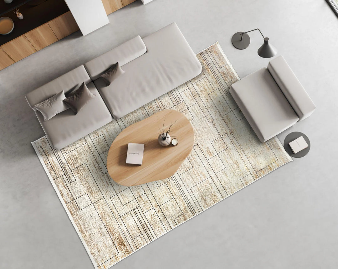 Dolce Vita Halı Destiny 8601 Brown Salon Halısı Özel Ölçü