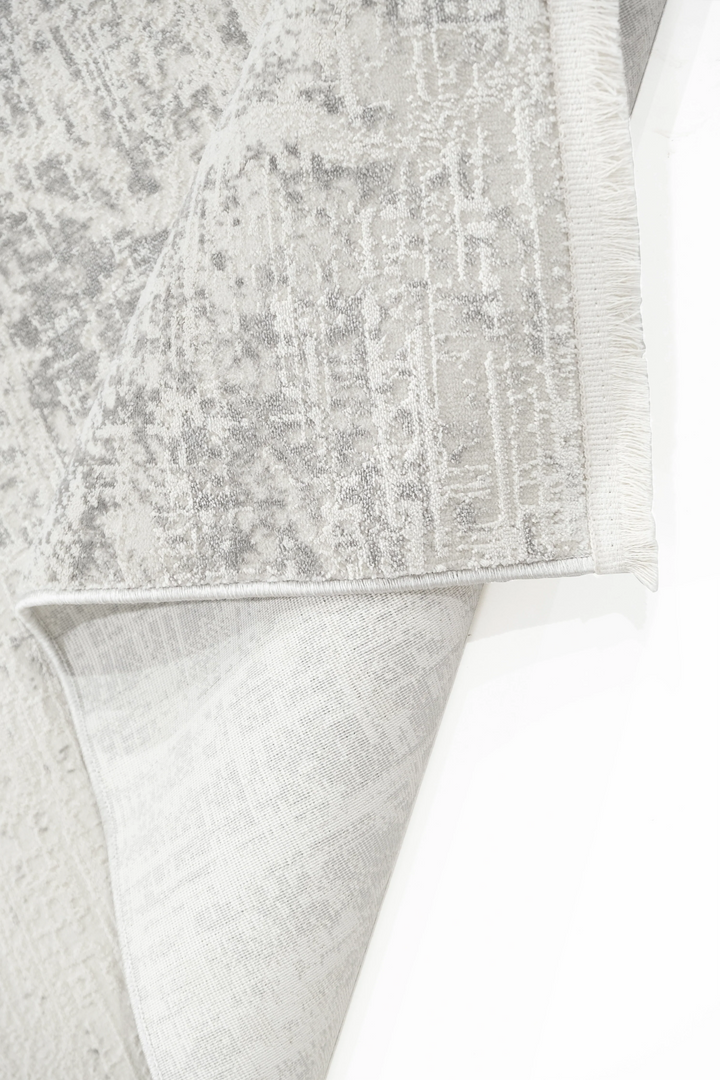 Dolce Vita Halı Destiny 8602 Light Grey Salon Halısı Özel Ölçü