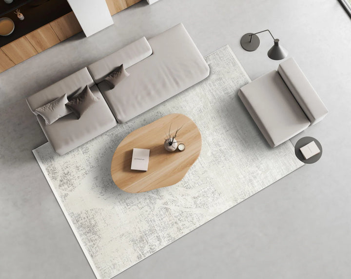 Dolce Vita Halı Destiny 8602 Light Grey Salon Halısı Özel Ölçü