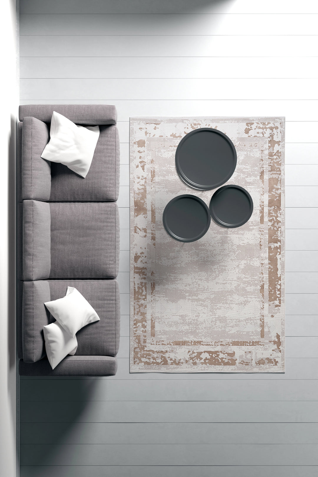 Dolce Vita Halı Otto 4302 Sand Modern Halı