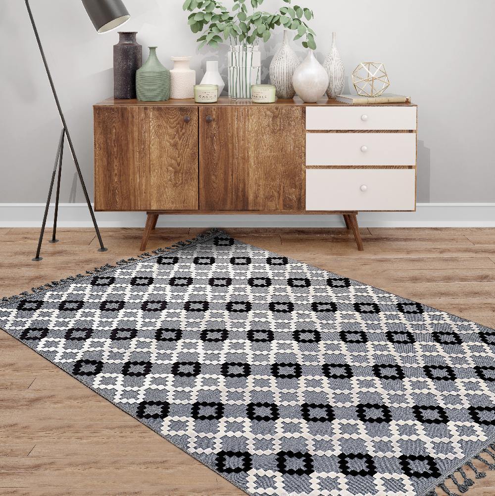 Premium Home Lotus 7001 Grey - Halı Diyarı