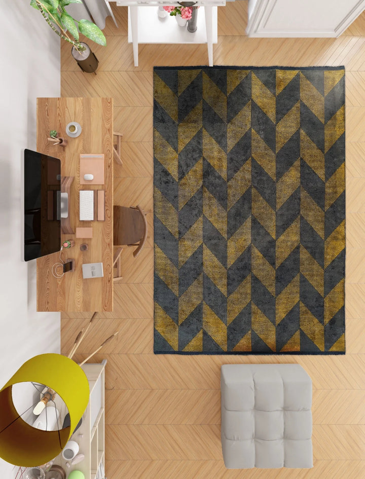 Dolce Vita Halı Teos 502 Gold Şönil Kilim