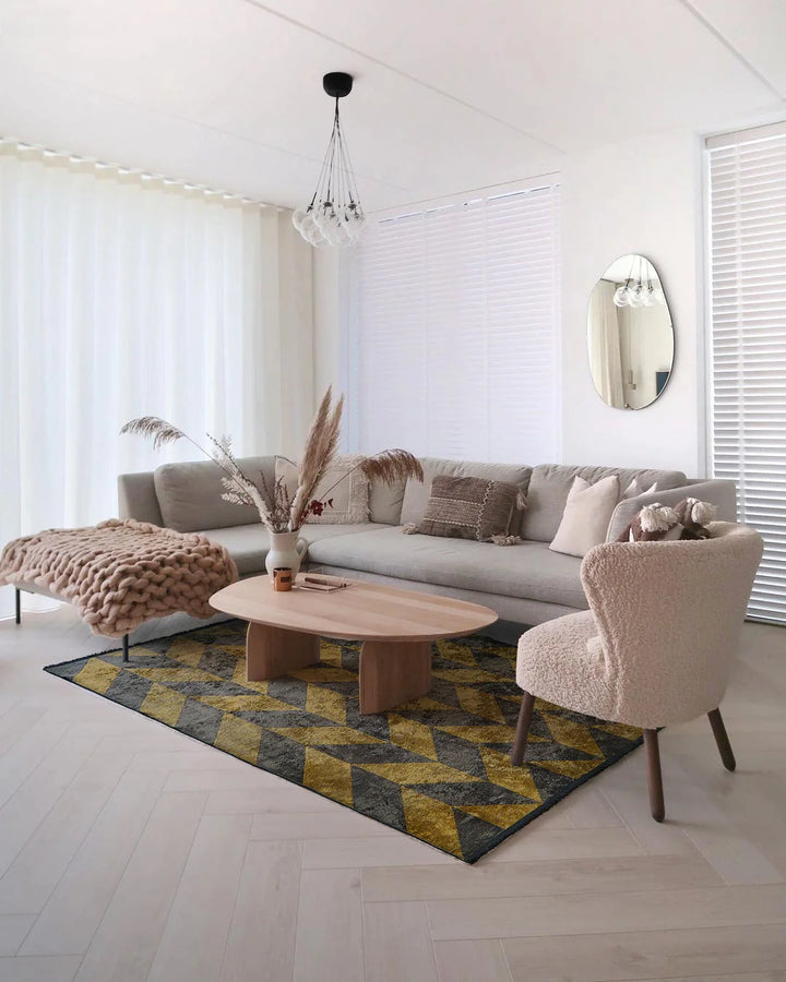 Dolce Vita Halı Teos 502 Gold Şönil Kilim